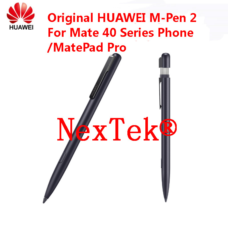 แท้100% HUAWEI M-Pen 2 For Mate 40 Series Phone Mate 40 Pro + Stylus Pen Magnetic attraction Wireless Charging M-pen Tips M-Pen 2 nib for MatePad Pro Mate 30 Series Phone สำหรับ Mate 40 Series โทรศัพท์ Mate 40 Pro + ปากกาสไตลัสแม่เหล็กดึงดูดการชาร์จ