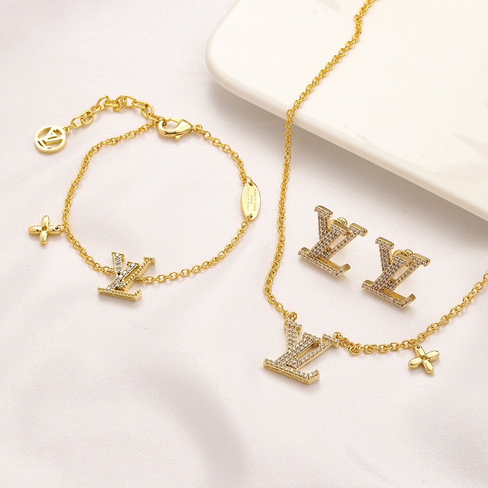 LOUIS VUITTON สร้อยคอโซ่ จี้โลโก้ตัวอักษร Lv ไทเทเนียม หรูหรา เครื่องประดับ สําหรับผู้ชาย และผู้หญิง