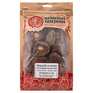 ปลาทองเห็ดหอมดอกธรรมดา 65กรัม Goldfish, Shiitake mushroom, plain 65 grams