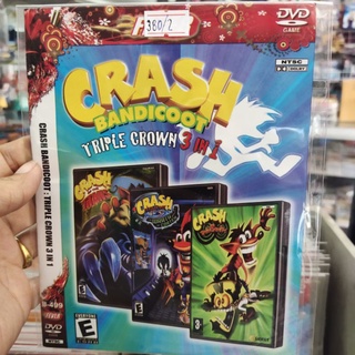 แผ่นเกมส์  Ps2 Crash Bandicoot Triple Crown 3in1 เกมเพลย์สเตชั่น2