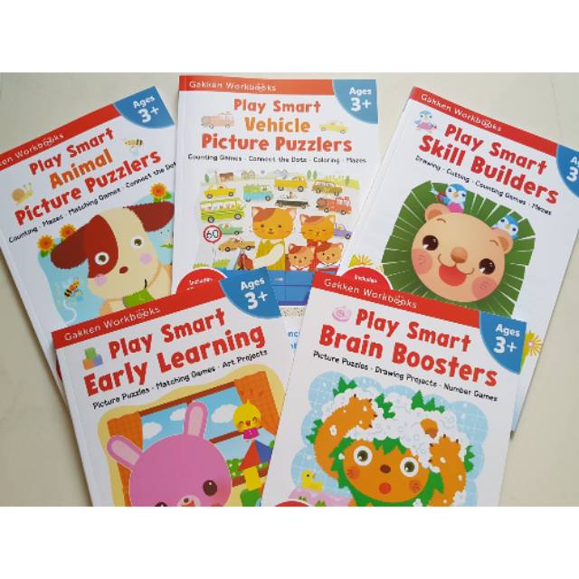 GAKKEN WORKBOOK PLAY SMART SERIES สําหรับ 3+