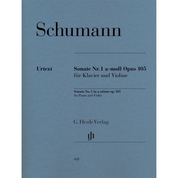 SCHUMANN Violin Sonata No. 1 a minor op. 105 (HN428)