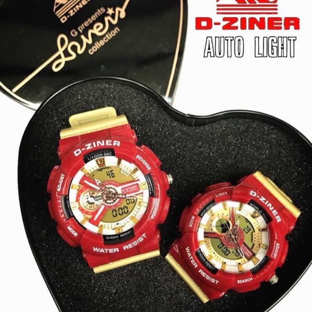 นาฬิกา DZiner Watch Lover Cllection Auto light