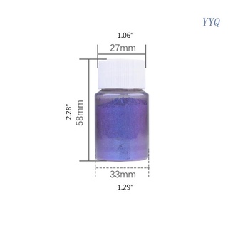 Yyq ผงสีมุก 0.35 ออนซ์ สําหรับทําเครื่องประดับ สไลม์ DIY