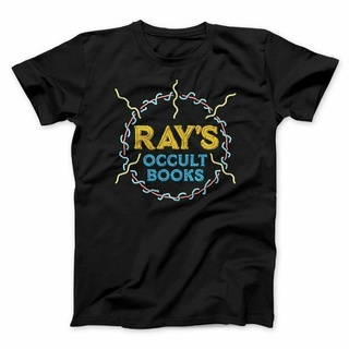 เสื้อยืดโอเวอร์ไซส์เสื้อยืดลําลอง แขนสั้น พิมพ์ลายการ์ตูน RayS Occult Books เข้ากับทุกการแต่งกาย สไตล์วินเทจ สําหรับผู้