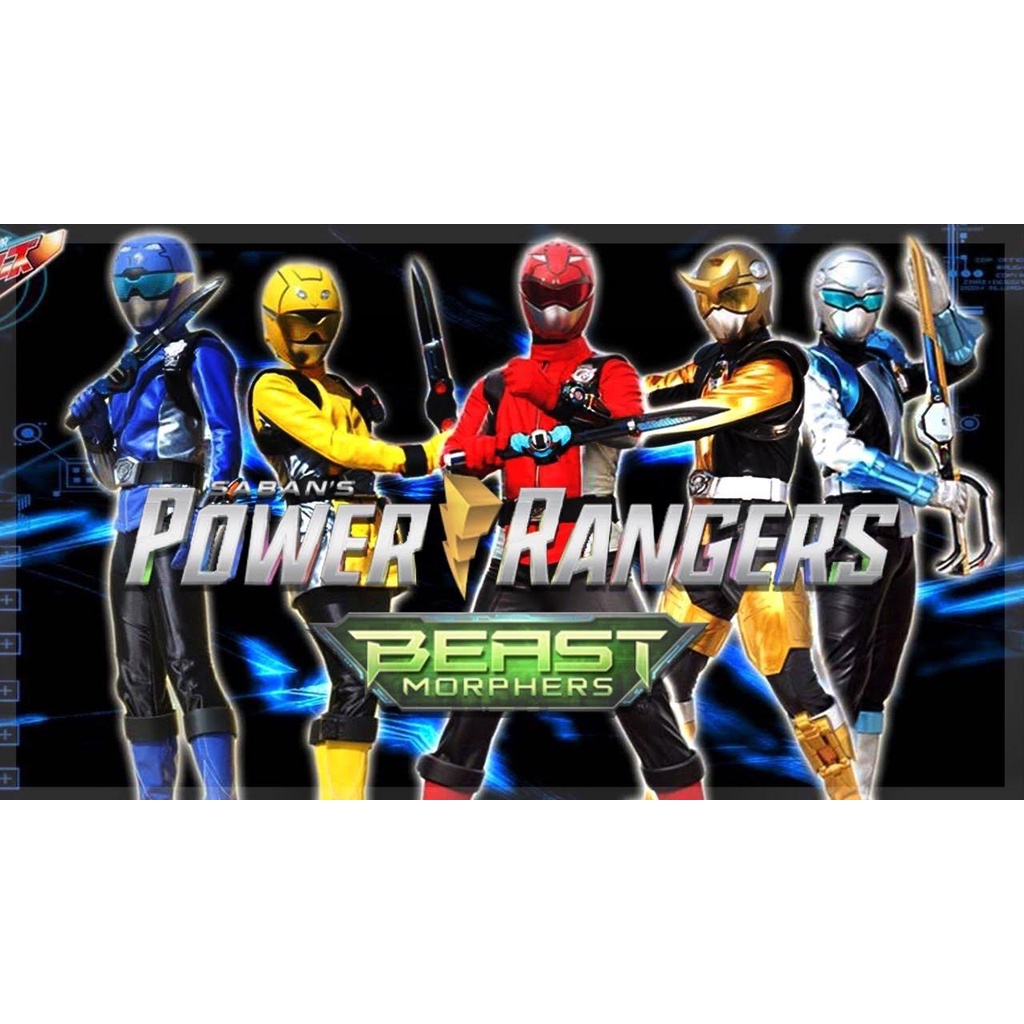 Hasbro Power Rangers Lightning Collection ฟิกเกอร์ Beast Morphers ขนาด 6 นิ้ว - ทีมเต็ม