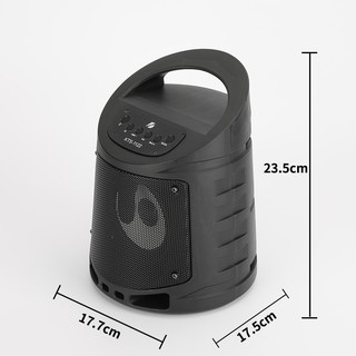 KTS-1122 ลำโพงบลูทูธ ลำโพงขนาด 4นิ้ว เสียงดี มีไฟเธค สามารถปิด/เปิดไฟเธคได้ (คละสี)