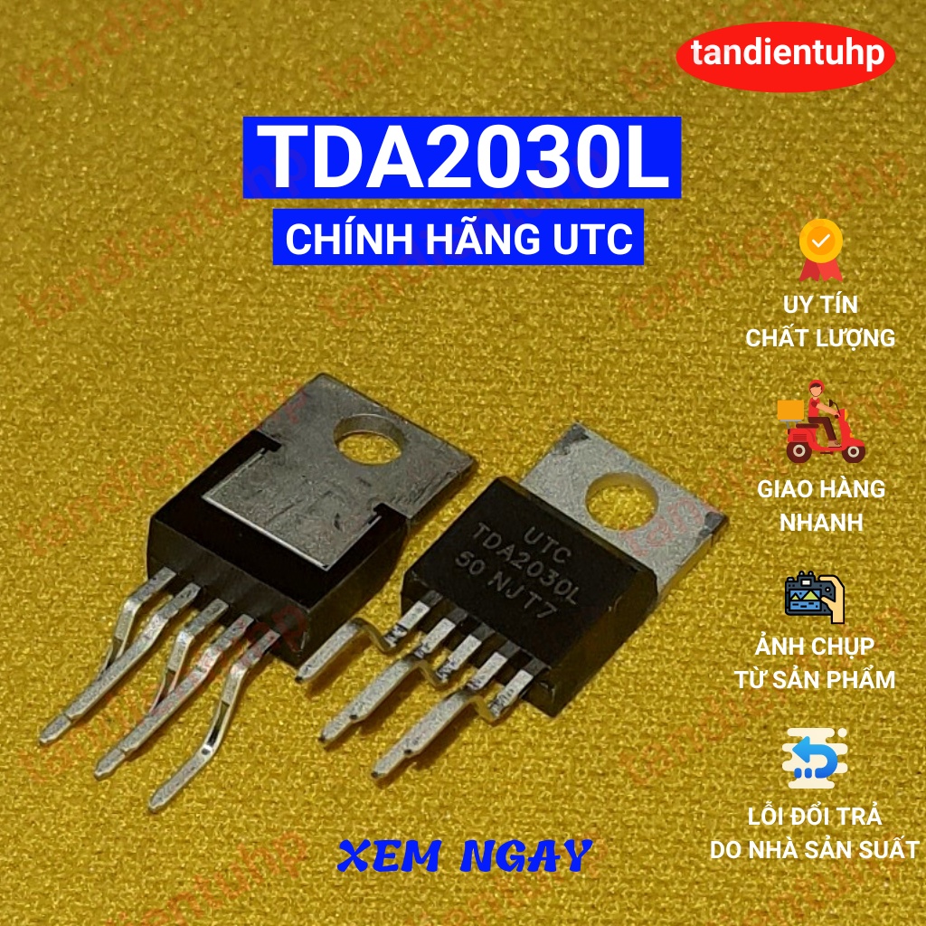 5 ชิ้น IC TDA2030L LIKE TDA2030A ใหม่ของแท้ UTC GOOD TYPE