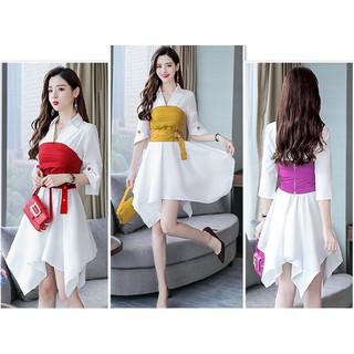 เสื้อเดรส elegant chic