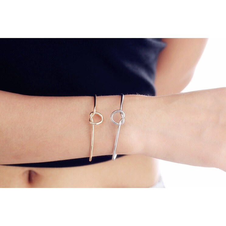 สร้อยข้อมือโลหะรักสําหรับผู้หญิงเปิดกําไลข้อมือโรสโกลด์ ราคา ถูกที่สุด ดีลบีเคเค แกลเลอรีภาพที่ 8