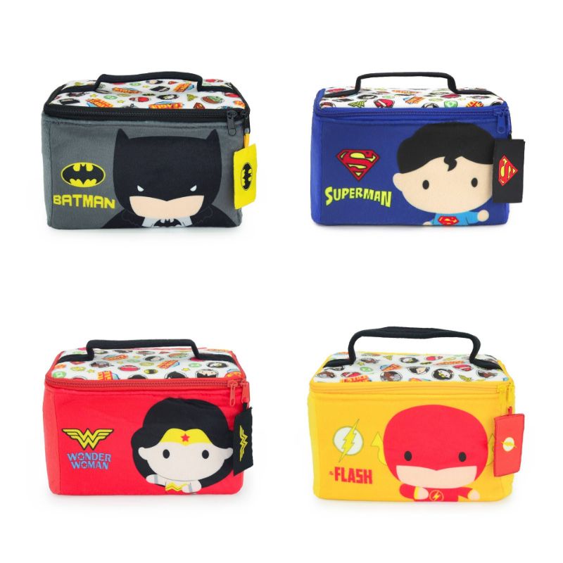 กระเป๋ากล่องเครื่องสำอางค์  Batman&Superman&WonderWoman&TheFlash