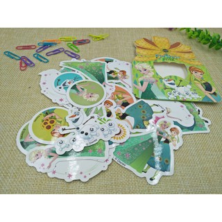 สติ๊กเกอร์เจ้าหญิงโฟเซ่น FLAKE BOW FROZEN