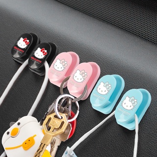 Hello Kitty Car Multifunctional Mini Hook Creative Home Sticker Hook Cartoon Creative Ornament Hook