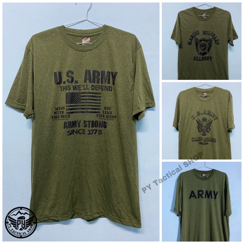 เสื้อยืดทหาร 3D เนื้อผ้านุ่ม
