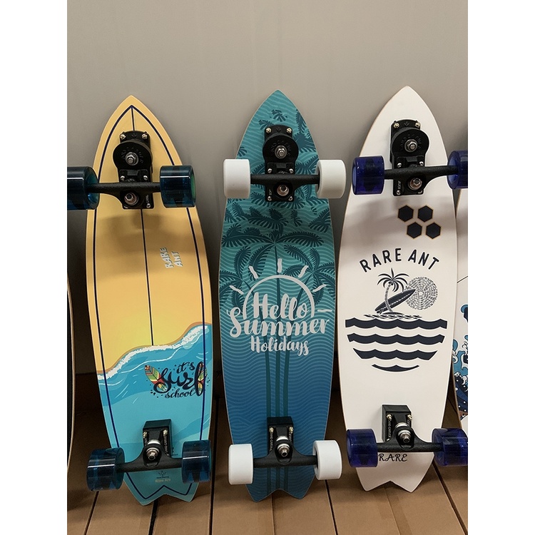 ลดแรง! ราคาถูกมาก surf skate RareAnt ของแท้ บอร์ดV6.0รุ่นใหม่Topยาว 36"