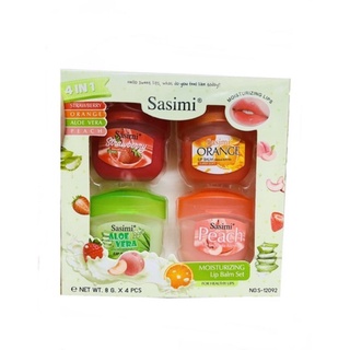 Sasimi ลิปบาล์ม 4in1 ลิปมัน ลิปผลไม้