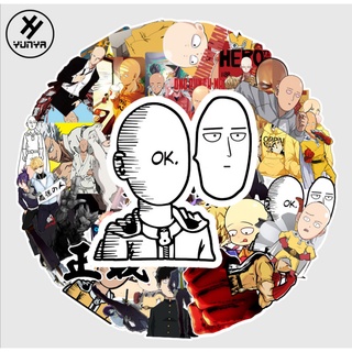 💥พร้อมส่ง💥ONE PUNCH MAN (วันพันซ์แมน) สติกเกอร์กันน้ำรูปแบบที่แตกต่างกัน,57ชิ้น