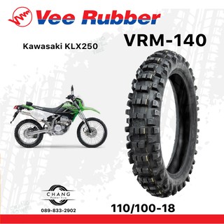 110/100-18 ยี่ห้อ VEE RUBBER รุ่น VRM 140 ยางวิบาก ปี2019