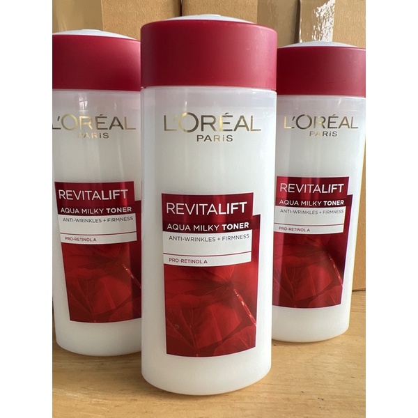 L’Oreal Paris Revitalift Anti-Aging+Firming Aqua Milk Toner 200ml.