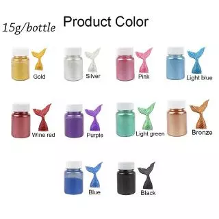 ผงไข่มุก สีเงิน สีทอง ขนาด 10 กรัม ต่อชิ้น สําหรับตกแต่งเค้ก มูส ช็อคโกแลต