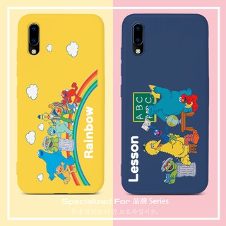 เคสมือถือ Vivo S1 Pro V19 Y11 Y15 Y12 Y17 Y19 Y30 Y55 Y50 Y55S Y55L 2019 2020 V17 V15 Pro V11i Y91 Y91i Y91C Y93 Y95 Y5S Z3i Z5i Y85 Y89 V9 YOUTH Case เซซามีสตรีท Mobile TPU Casing