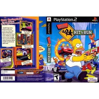 THE SIMPSONS HIT &amp; RUN [PS2 US : DVD5 1 Disc]