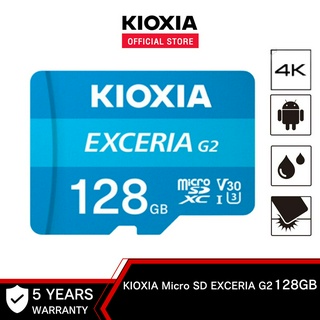 [รุ่นใหม่] KIOXIA Micro SD EXCERIA G2 128GB C10 V30 U3 Speed Read/Write 100/50 MB/s (KXA-LMEX2L128GG4) เมมโมรี่การ์ด