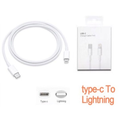 สายชาร์จไอโฟนแท้ Foxconn Type-C To Lightning เป็น ไอโฟน (USB-C)