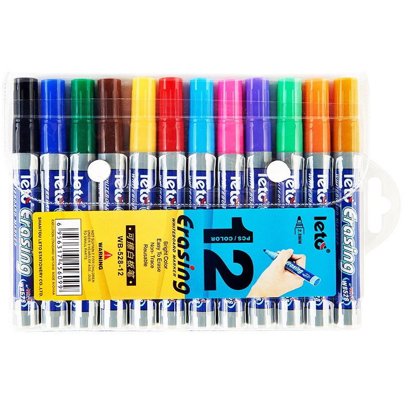 ปากกาไวท์บอร์ด ลบได้ 8 สี 12 สี 8 ชิ้น 12 ชิ้น