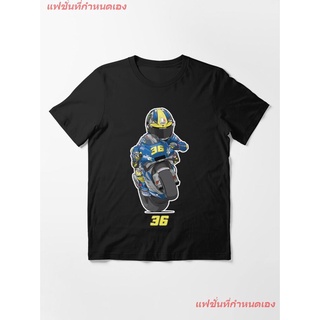 แข่งรถ JOAN MIR V - 1 Essential T-Shirt MotoGP กรังด์ปรีซ์มอเตอร์ไซค์เคิลเรซซิง เสื้อยืดผู้หญิง เสื้อยืดผู้ชาย เสื้อยืดพ