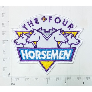 The Four Horsemen professional wrestling โลโก้มวยปล้ำ ตัวรีดติดเสื้อ เย็บติดเสื้อ ตกแต่งเครื่องแต่งกาย