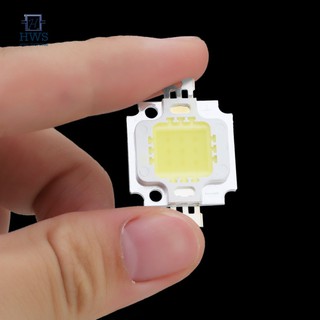 ชิปหลอดไฟเพียวไวท์ LED COB SMD 10W พลังงานสูง