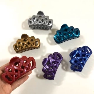 กิ๊บหนีบผม ลายตาข่าย No.23 (6 ชิ้น / แพค) Hair Claw Hair Clip