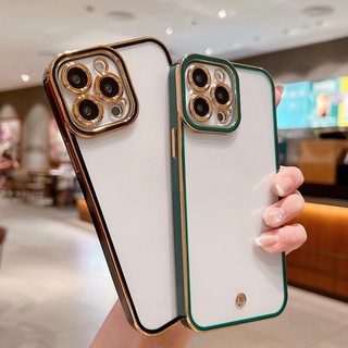 เคสโทรศัพท์มือถือ ซิลิโคนนุ่ม ใส ชุบไฟฟ้า สําหรับ Xiaomi Redmi Note 11 Pro 11s 10 10s 9 9s 9A 9C Mi 11 Lite 5G NE