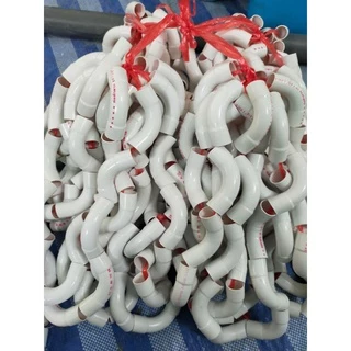 ข้องอ ข้อโค้ง 90 สีขาว ขนาด 3/8"(3 หุน) 1/2"(4 หุน) และ 3/4"(6 หุน)