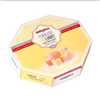 Turkish Delight ขนม เตอร์กิช ดีไลท์ Sugar Free รสกุหลาบ มะนาว Rose Lemon