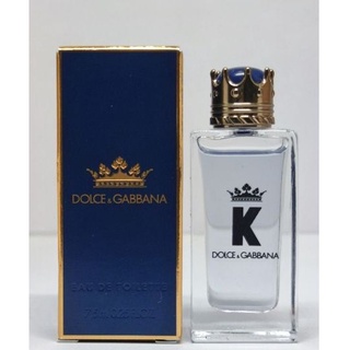 Mini 💢 DOLCE &amp; GABBANA 🌈 K EDT 7.5ml น้ำหอมพกพาชนิดหัวแต้ม น้ำหอมมินิแท้💯