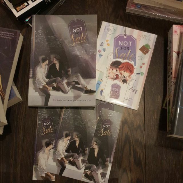 ร้อบพรี preorder Not for sale รักนี้ไม่ขาย นิยายวาย ของครบ