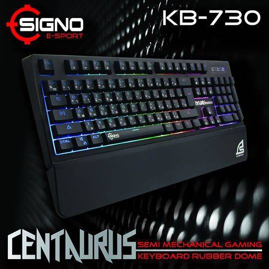 SIGNO E-Sport KB-730 CENTAURUS Semi-Mechanical Gaming Keyboard