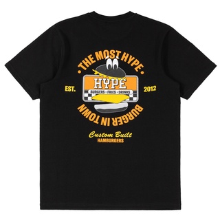เสื้อยืดโอเวอร์ไซส์เสื้อยืด ลายเบอร์เกอร์ HYPE Se asonalS-3XL