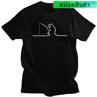 เสื้อยืด พิมพ์ลายแอนิเมชั่น La Linea Fishing สําหรับผู้ชาย