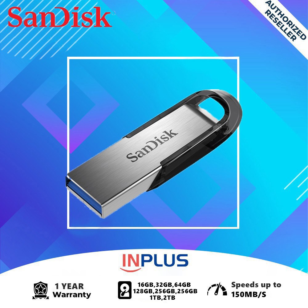 SanDisk Pen Drive CZ73 ไดรฟ์ปากกา 150MB/s USB 3.0 Flash Drive 2TB / 1TB / 512GB / 256GB / 128GB / 64