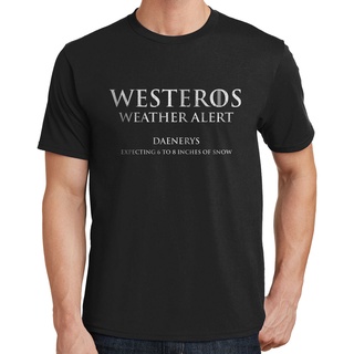 เสื้อยืด พิมพ์ลาย Westeros Weather Alert Danaerys 6-8 นิ้ว 2342