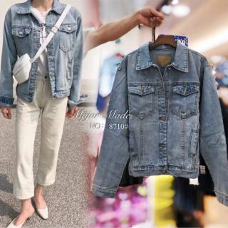 Denim Jacket" แจ๊คเก็ตยีนส์แขนยาว  เก๋สุดๆค๊า