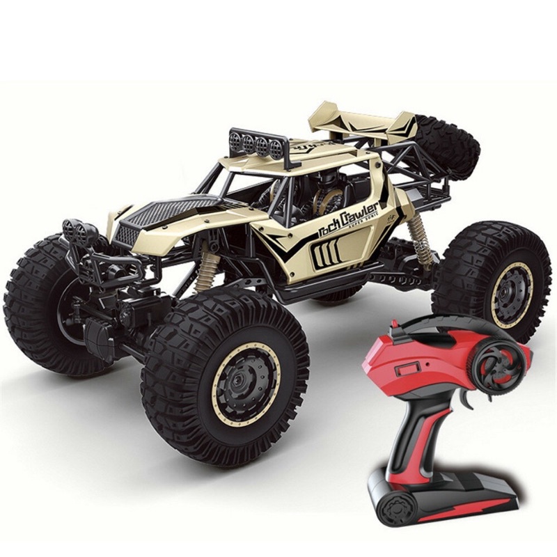รถบังคับไต่หิน Rock Crawler สเกล 1:8 ขนาดจัมโบ้ขับเคลื่อน 4 ล้อ มอเตอร์3ตัว ตัวบอดี้เป็นอัลลอย ออกแบบได้สวยงามลงตัว
