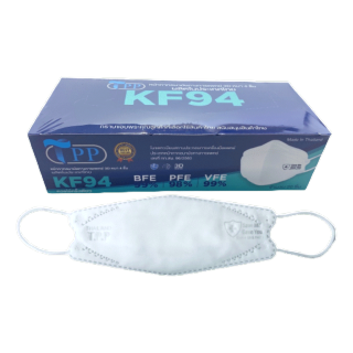 รุ่นใหม่!!TPP KF94 MasK ของแท้ 1 กล่อง 20 ชิ้น เกรดทางการแพทย์ มี อย. หน้ากากอนามัยเกาหลี แมสทรงเกาหลี แมสทรง3D 4 ชั้น