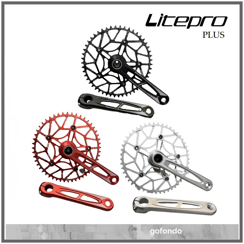 Litepro Plus New Hollowtech Crankset 170mm BCD130