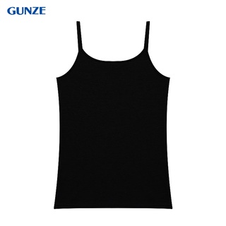 GUNZE เสื้อสายเดี่ยว รุ่น NH6104 สีดำ