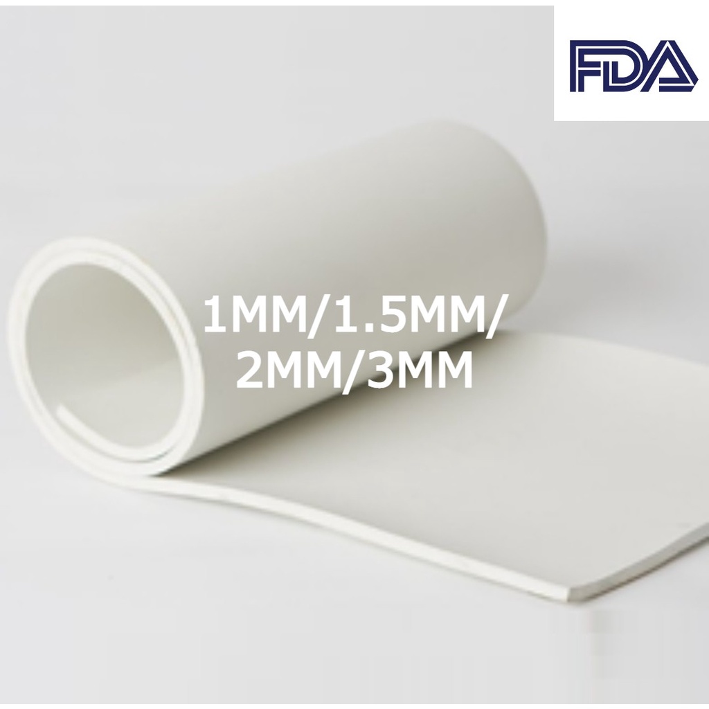 Maxx-Seal FDA White Neoprene Rubber Sheet Food Grade Rubber Sheet 65shoreA White Rubber Sheet
