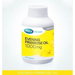 Mega We Care Evening Primrose oil (1000 mg) เมก้า วี แคร์ EPO 200 แคปซูล 1 กระปุก